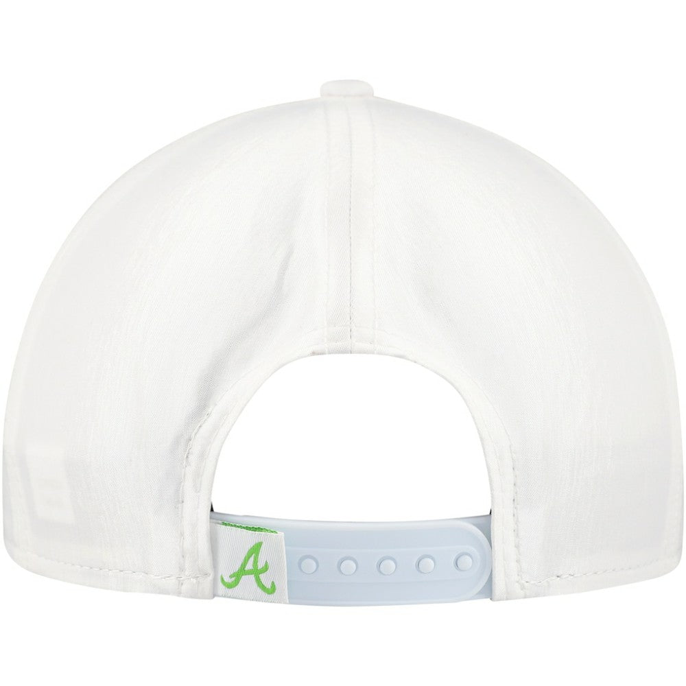 Atlanta Braves New Era Spring Spectrum Golfer Snapback Hat - White Hats