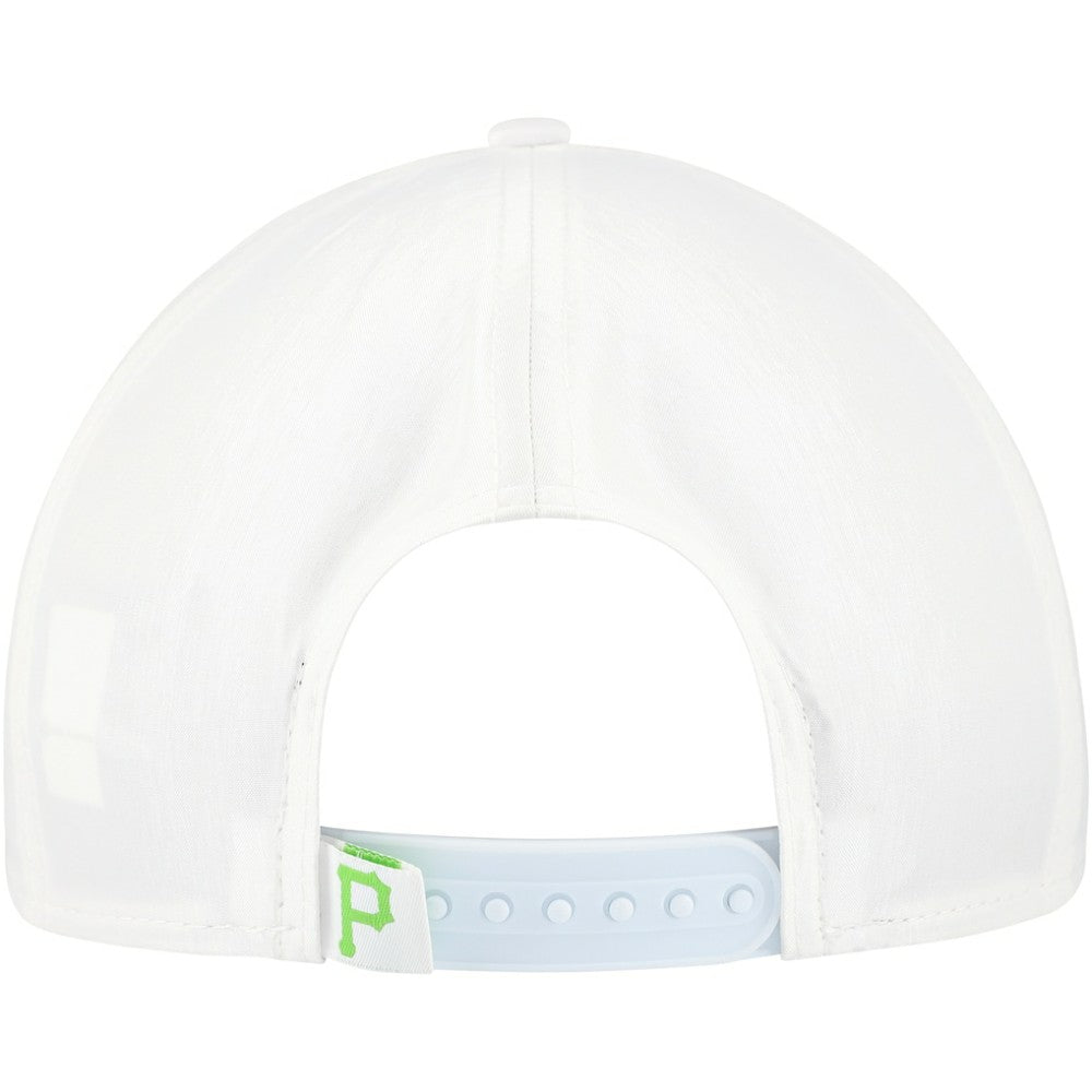 Pittsburgh Pirates New Era Spring Spectrum Golfer Snapback Hat - White Hats