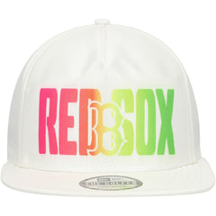 Boston Red Sox New Era Spring Spectrum Golfer Snapback Hat - White Hats