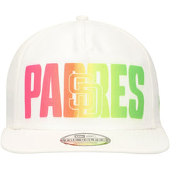 San Diego Padres New Era Spring Spectrum Golfer Snapback Hat - White Hats