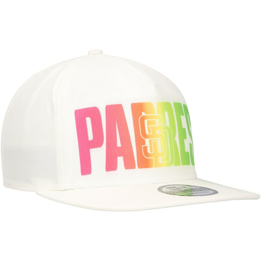San Diego Padres New Era Spring Spectrum Golfer Snapback Hat - White Hats