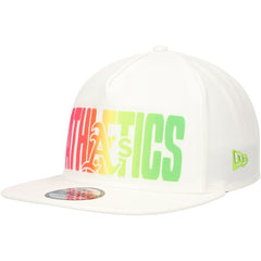 Athletics New Era Spring Spectrum Golfer Snapback Hat - White Hats
