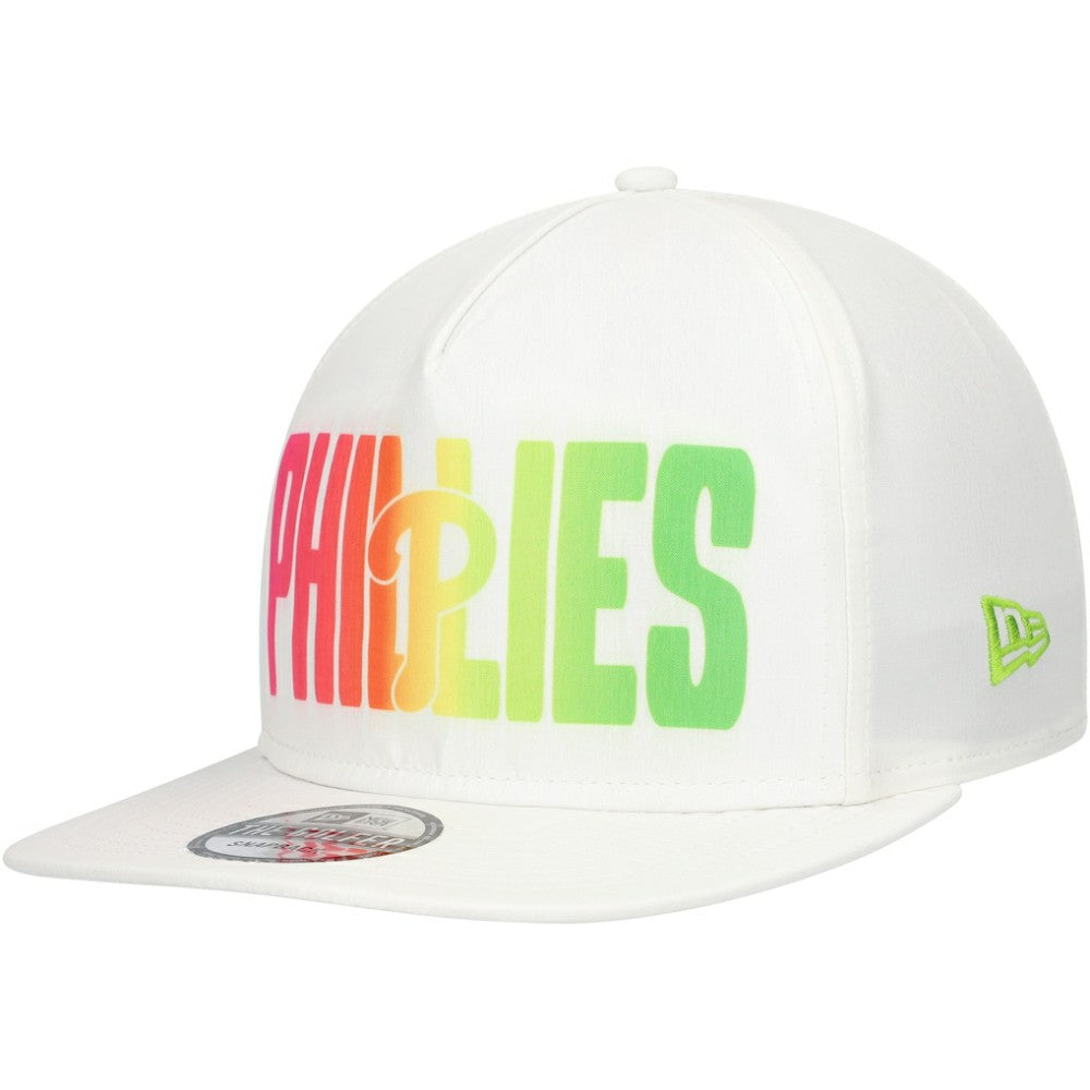 Philadelphia Phillies New Era Spring Spectrum Golfer Snapback Hat - White Hats