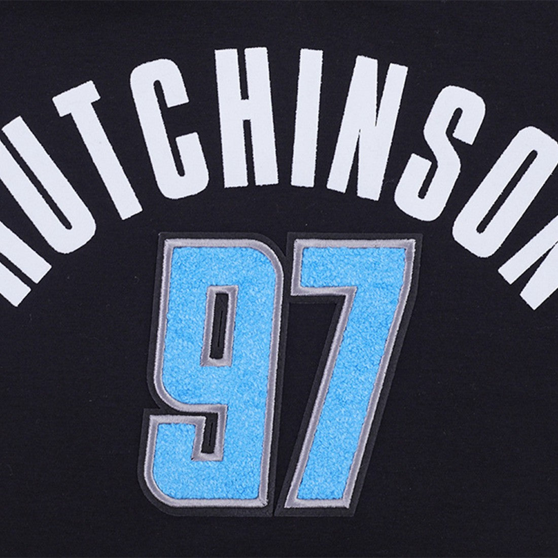 Aidan Hutchinson Detroit Lions Pro Standard Player Name & Number Hoodie T-Shirt Black