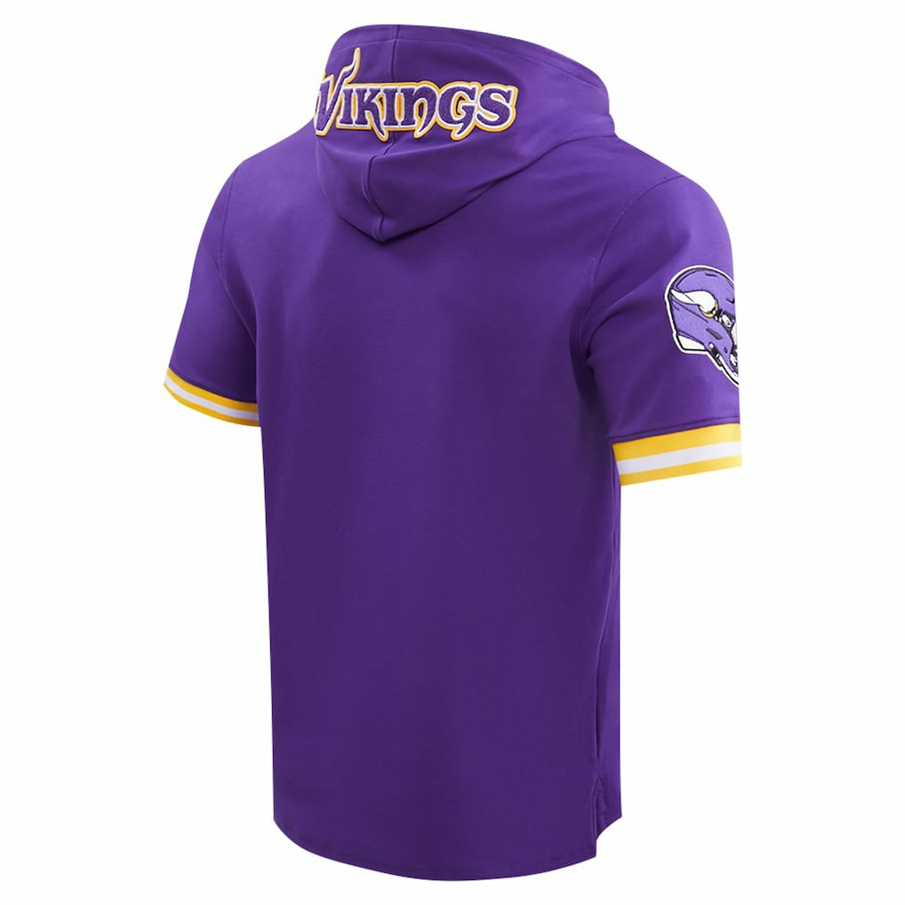 Justin Jefferson Minnesota Vikings Pro Standard Player Name & Number Hoodie T-Shirt Purple