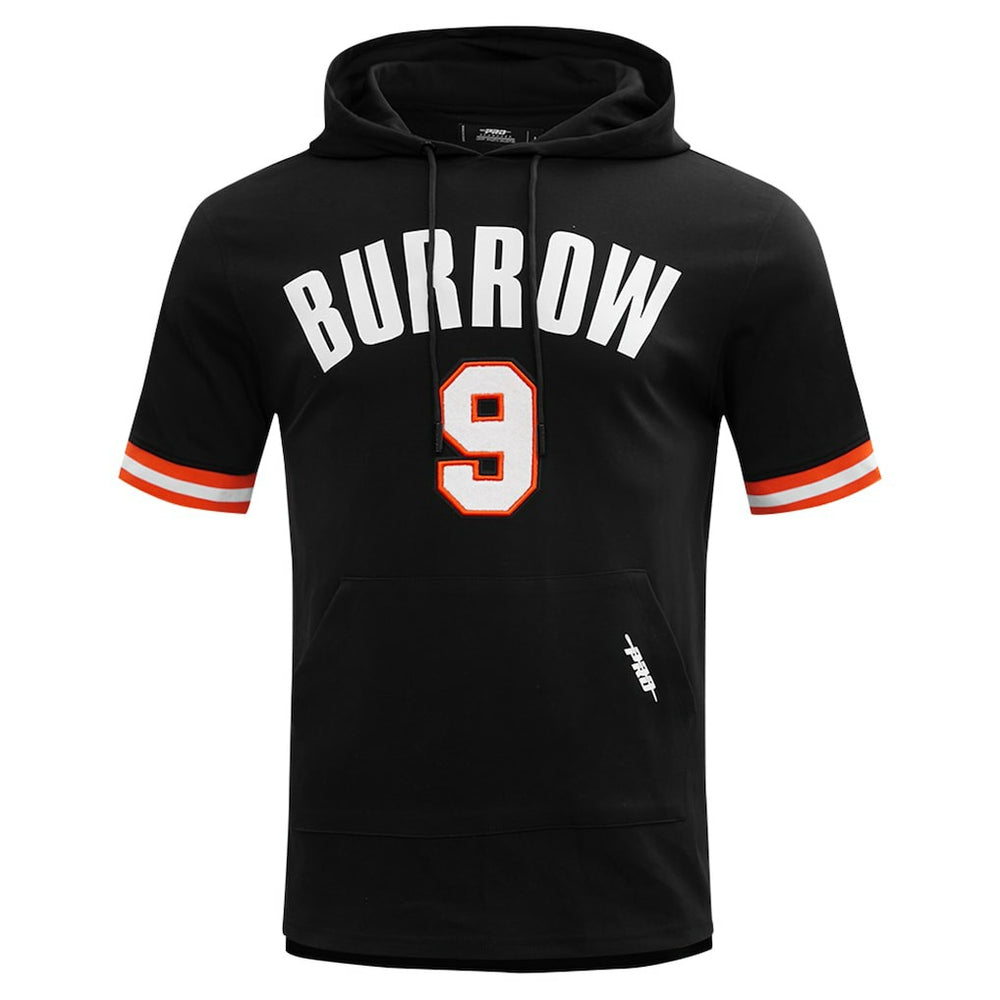 Joe Burrow Cincinnati Bengals Pro Standard Player Name & Number Hoodie T-Shirt Black