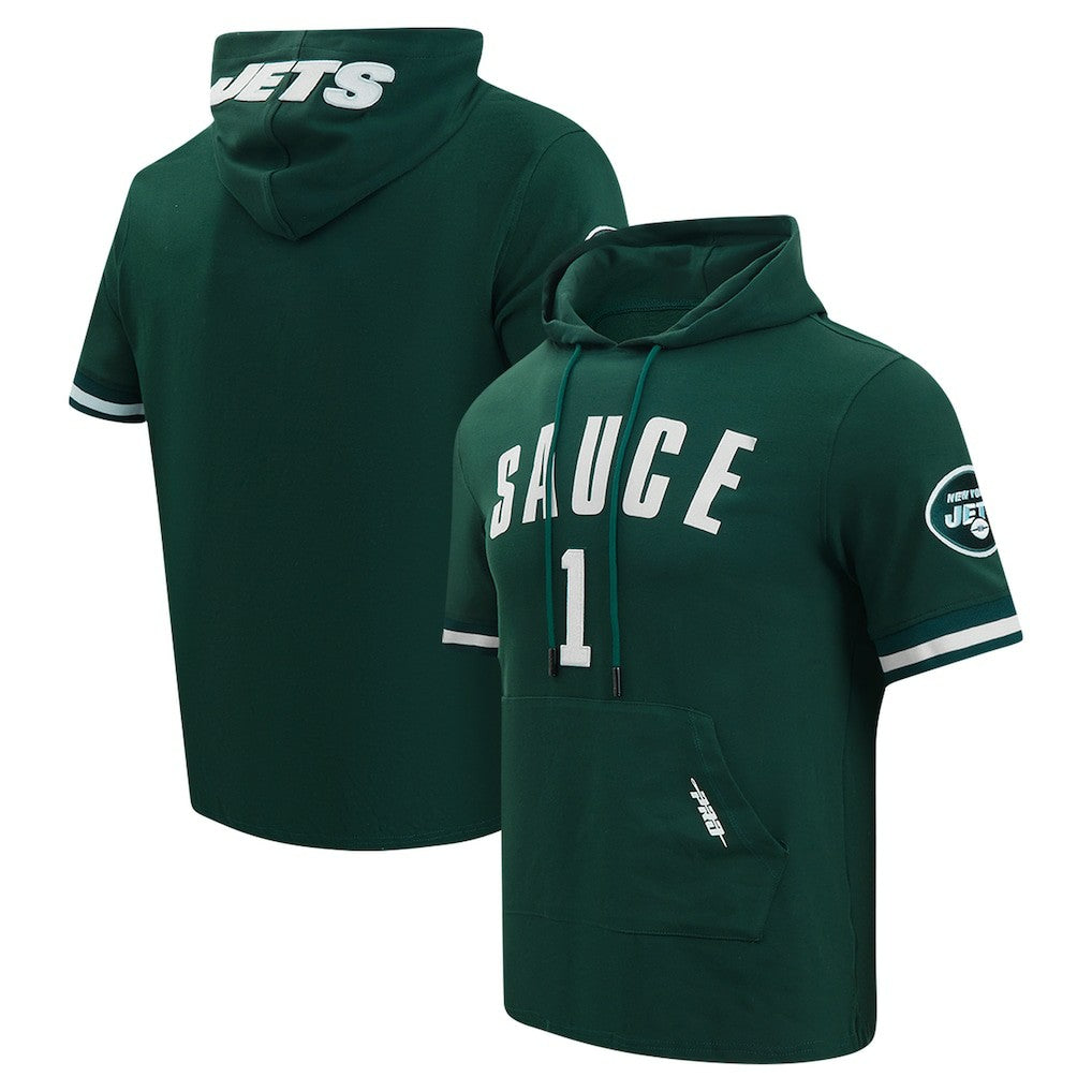Ahmad Sauce Gardner New York Jets Pro Standard Player Name & Number Hoodie T-Shirt Green