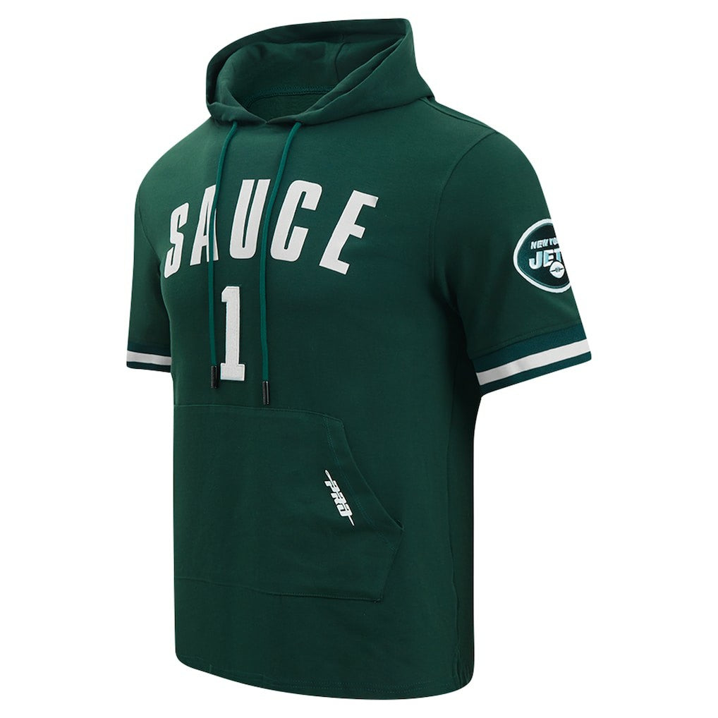 Ahmad Sauce Gardner New York Jets Pro Standard Player Name & Number Hoodie T-Shirt Green