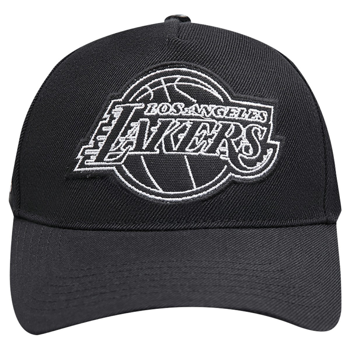 Los Angeles Lakers Pro Standard Paint the City Pinch Front Snapback Hat Black