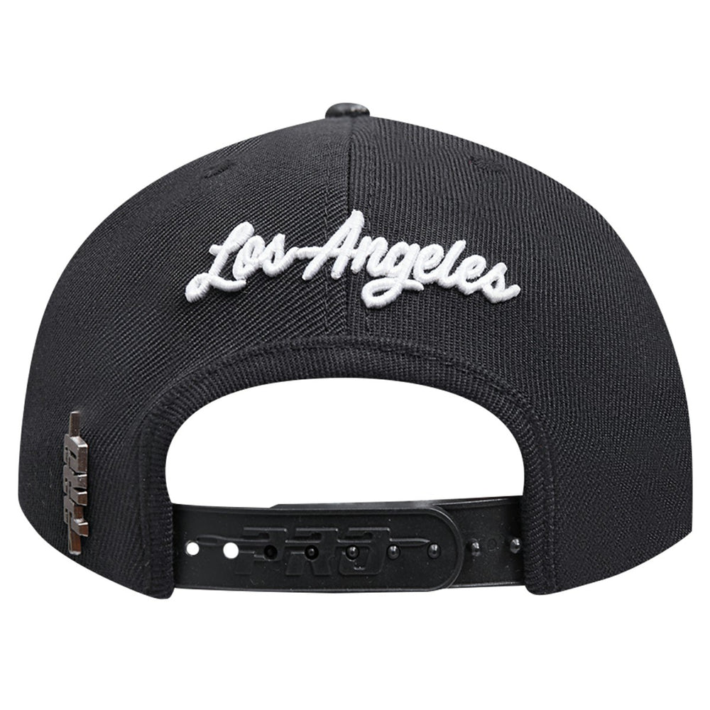 Los Angeles Lakers Pro Standard Paint the City Pinch Front Snapback Hat Black