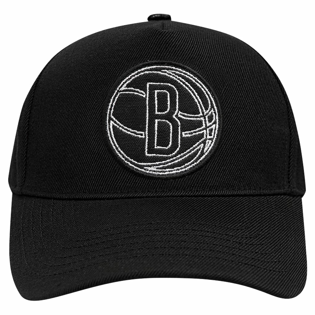 Brooklyn Nets Pro Standard Paint the City Pinch Front Snapback Hat Black