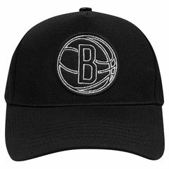 Brooklyn Nets Pro Standard Paint the City Pinch Front Snapback Hat Black
