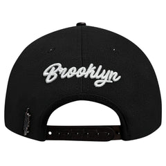 Brooklyn Nets Pro Standard Paint the City Pinch Front Snapback Hat Black