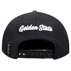 Golden State Warriors Pro Standard Paint the City Pinch Front Snapback Hat Black