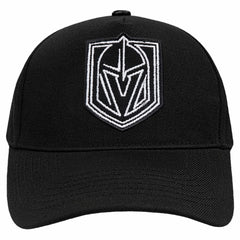 NHL Vegas Golden Knights Pro Standard Paint the City Pinch Front Snapback Hat - Black