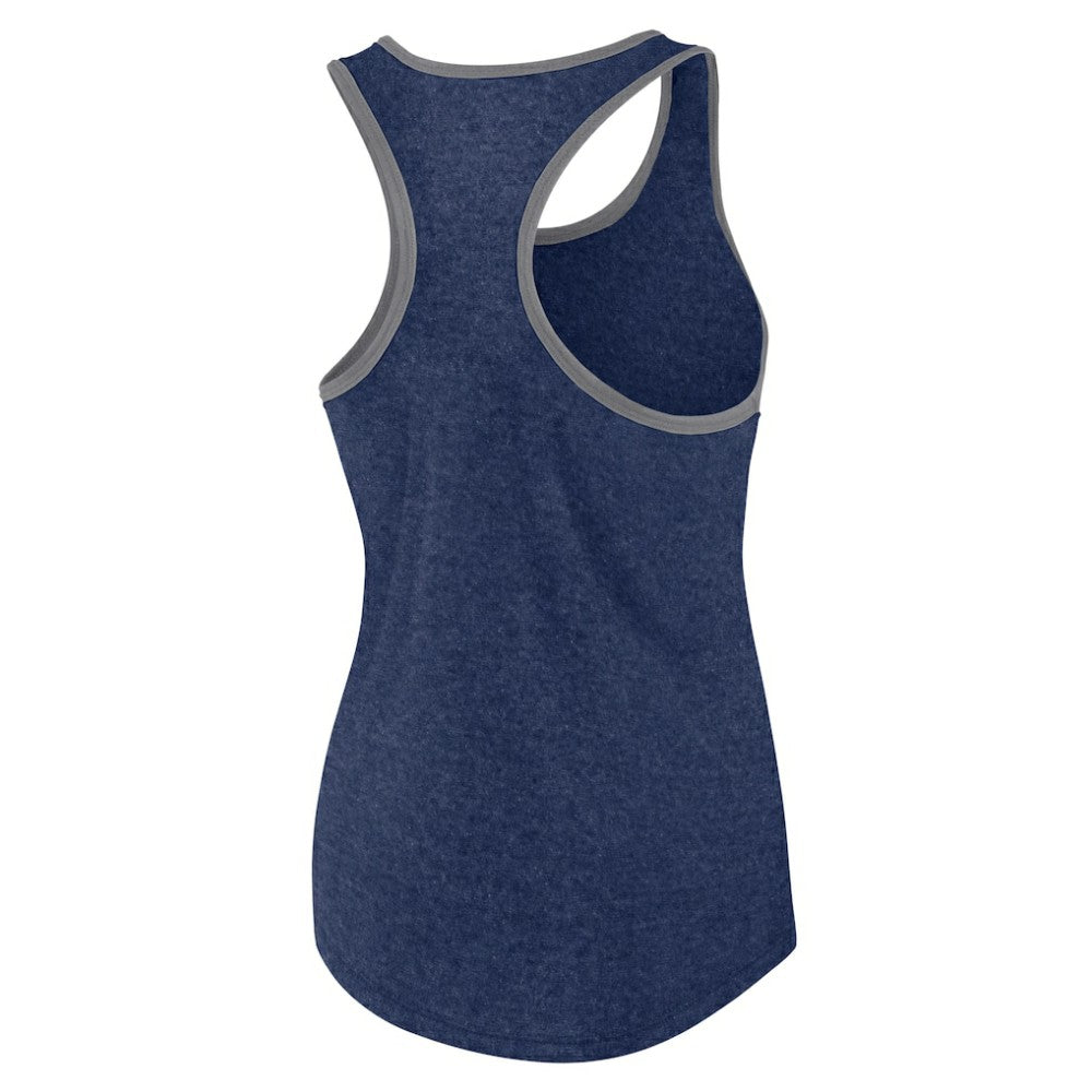 Tampa Bay Rays Profile Women's Plus Size Tank Top - Navy Tanks