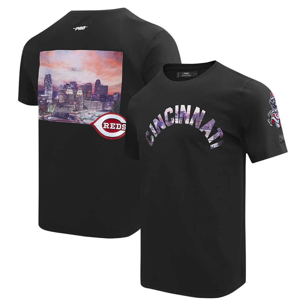 Cincinnati Reds Pro Standard Cityscape T-Shirt - Black T-shirts