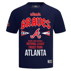 Atlanta Braves Pro Standard Oversized City Tour T-Shirt - Navy T-shirts