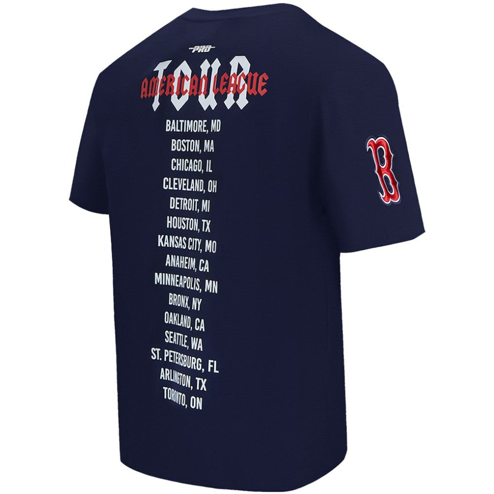 Boston Red Sox Pro Standard Oversized City Tour T-Shirt - Navy T-shirts