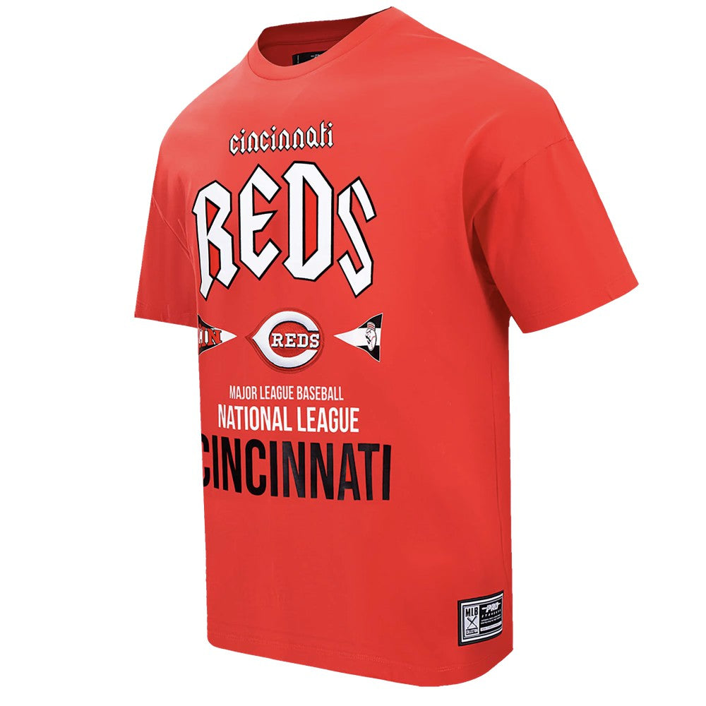Cincinnati Reds Pro Standard Oversized City Tour T-Shirt - Red T-shirts