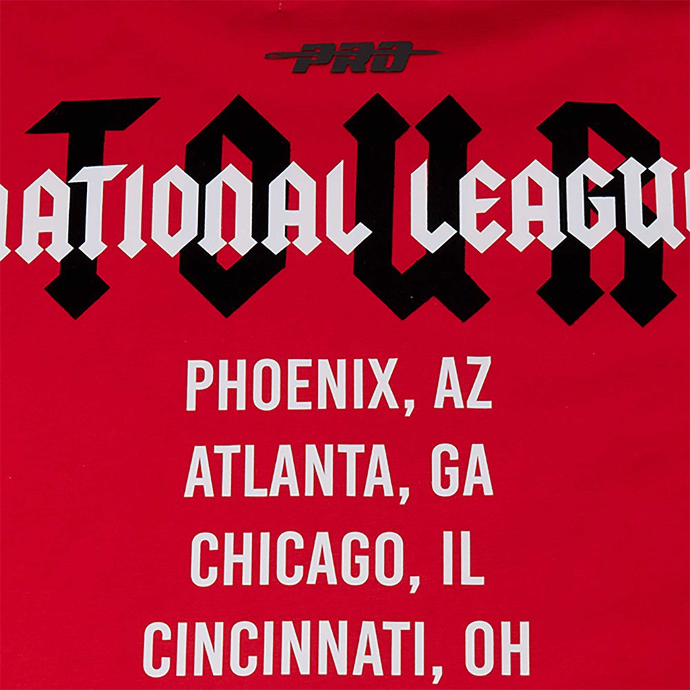 Cincinnati Reds Pro Standard Oversized City Tour T-Shirt - Red T-shirts