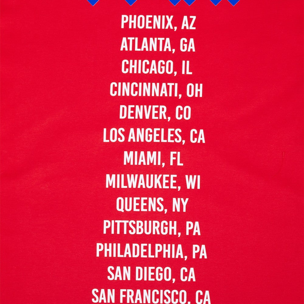 Philadelphia Phillies Pro Standard Oversized City Tour T-Shirt - Red T-shirts