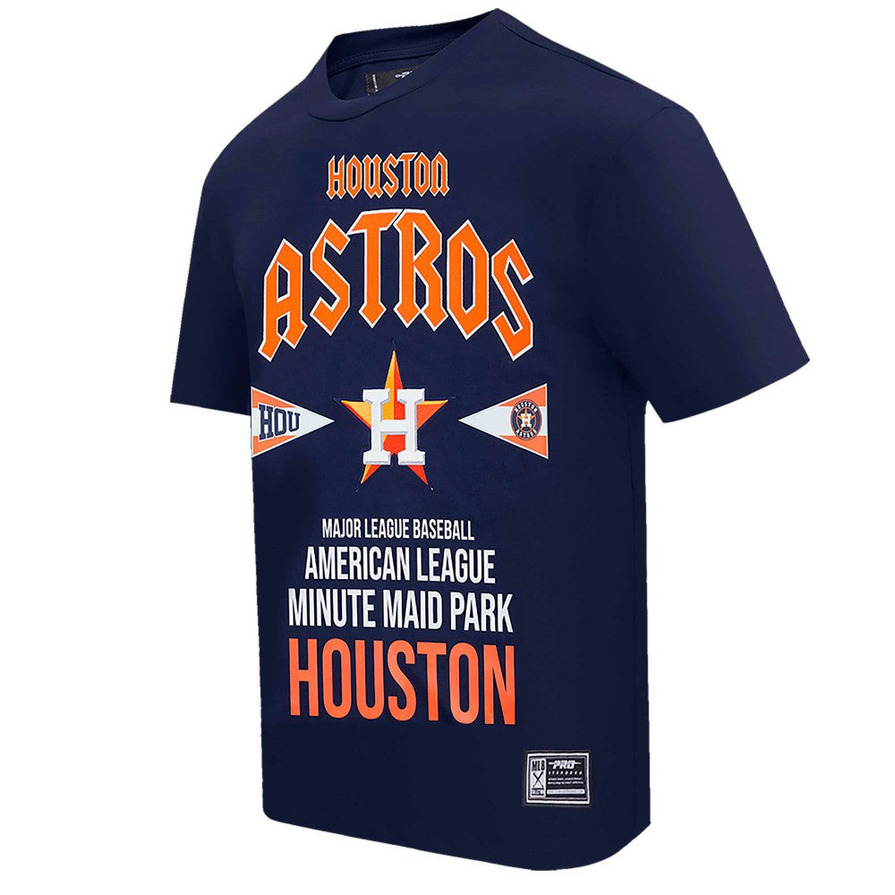 Houston Astros Pro Standard Oversized City Tour T-Shirt - Navy T-shirts