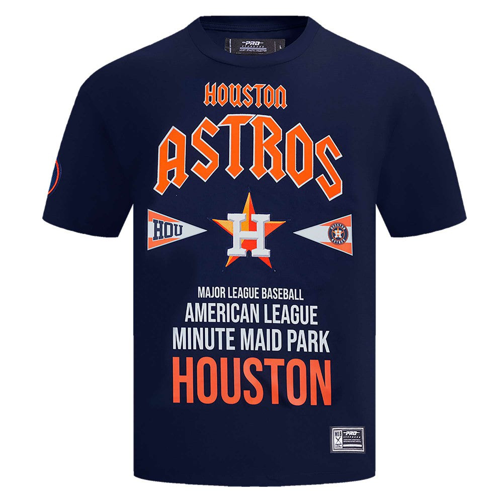 Houston Astros Pro Standard Oversized City Tour T-Shirt - Navy T-shirts