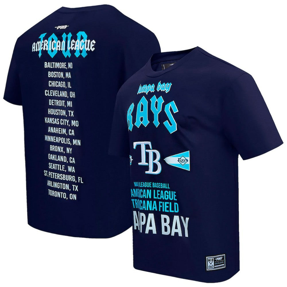 Tampa Bay Rays Pro Standard Oversized City Tour T-Shirt - Navy T-shirts