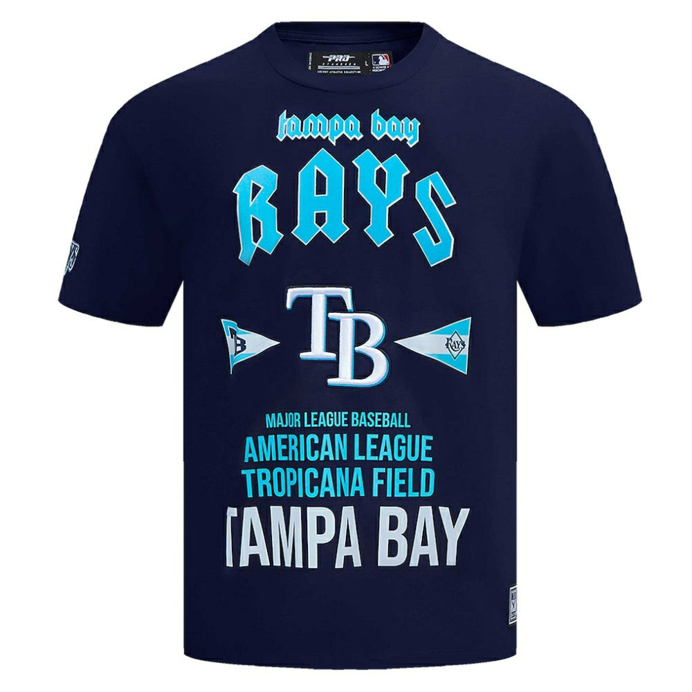 Tampa Bay Rays Pro Standard Oversized City Tour T-Shirt - Navy T-shirts