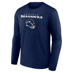 Devon Witherspoon Seattle Seahawks Team Wordmark Player Name & Number Long Sleeve T-Shirt College Navy