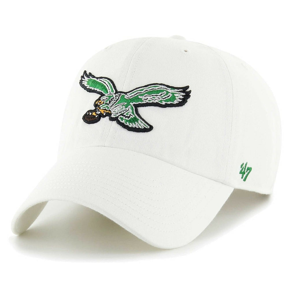 Philadelphia Eagles '47 Gridiron Classics Clean Up Adjustable Hat White