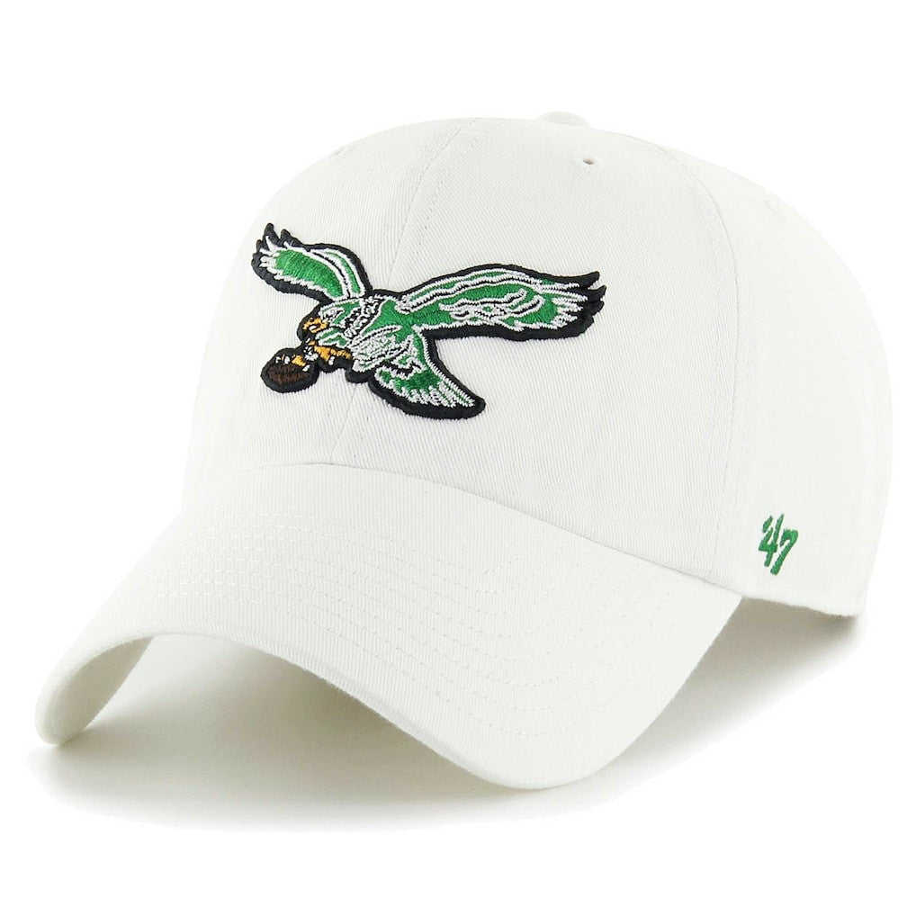 Philadelphia Eagles '47 Gridiron Classics Clean Up Adjustable Hat White