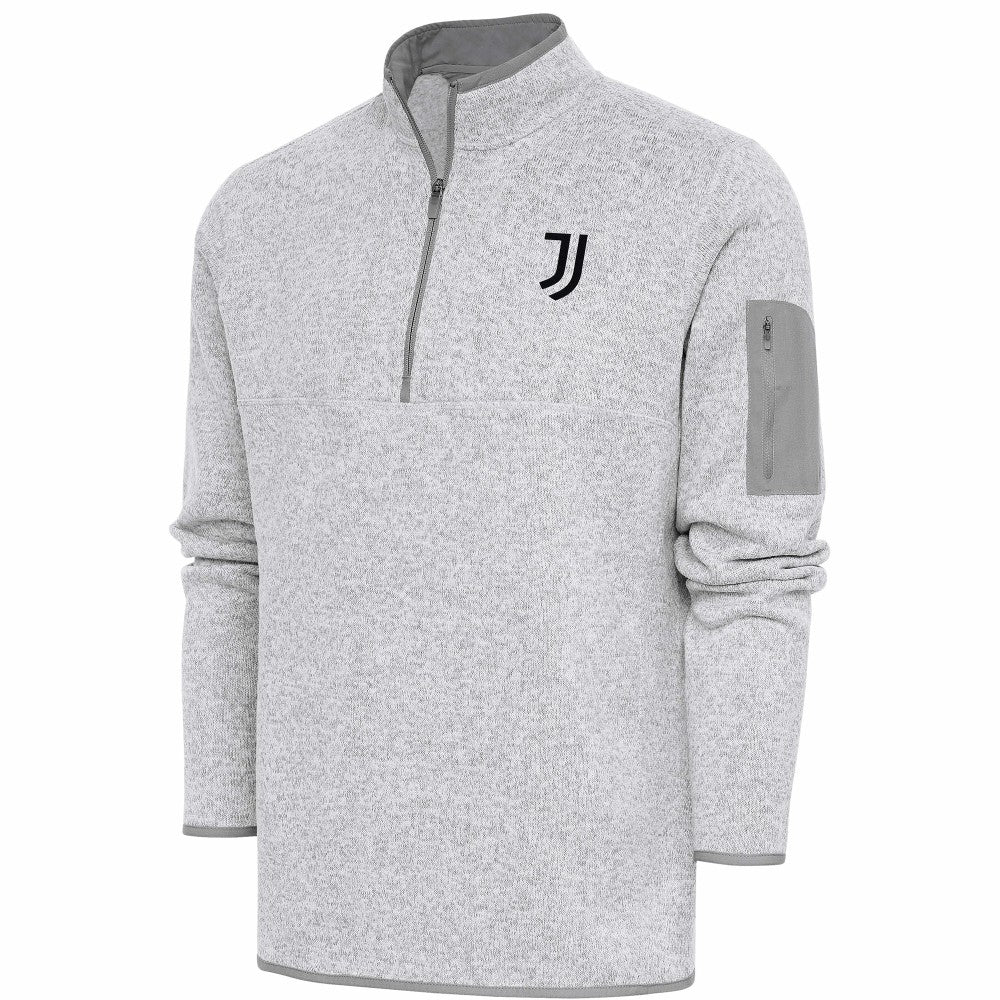 Juventus Elevate Quarter-Zip Pullover Heather Gray sale
