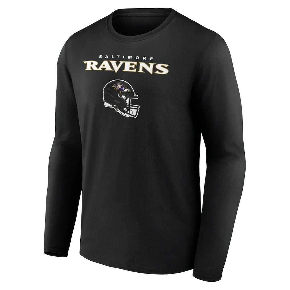 Kyle Hamilton Baltimore Ravens Team Wordmark Player Name & Number Long Sleeve T-Shirt Black