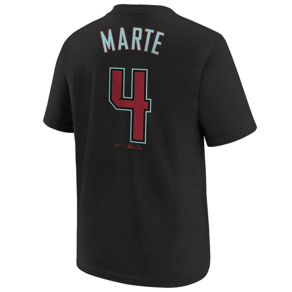 Ketel Marte Arizona Diamondbacks Nike Youth Name & Number T-Shirt - Black T-shirts