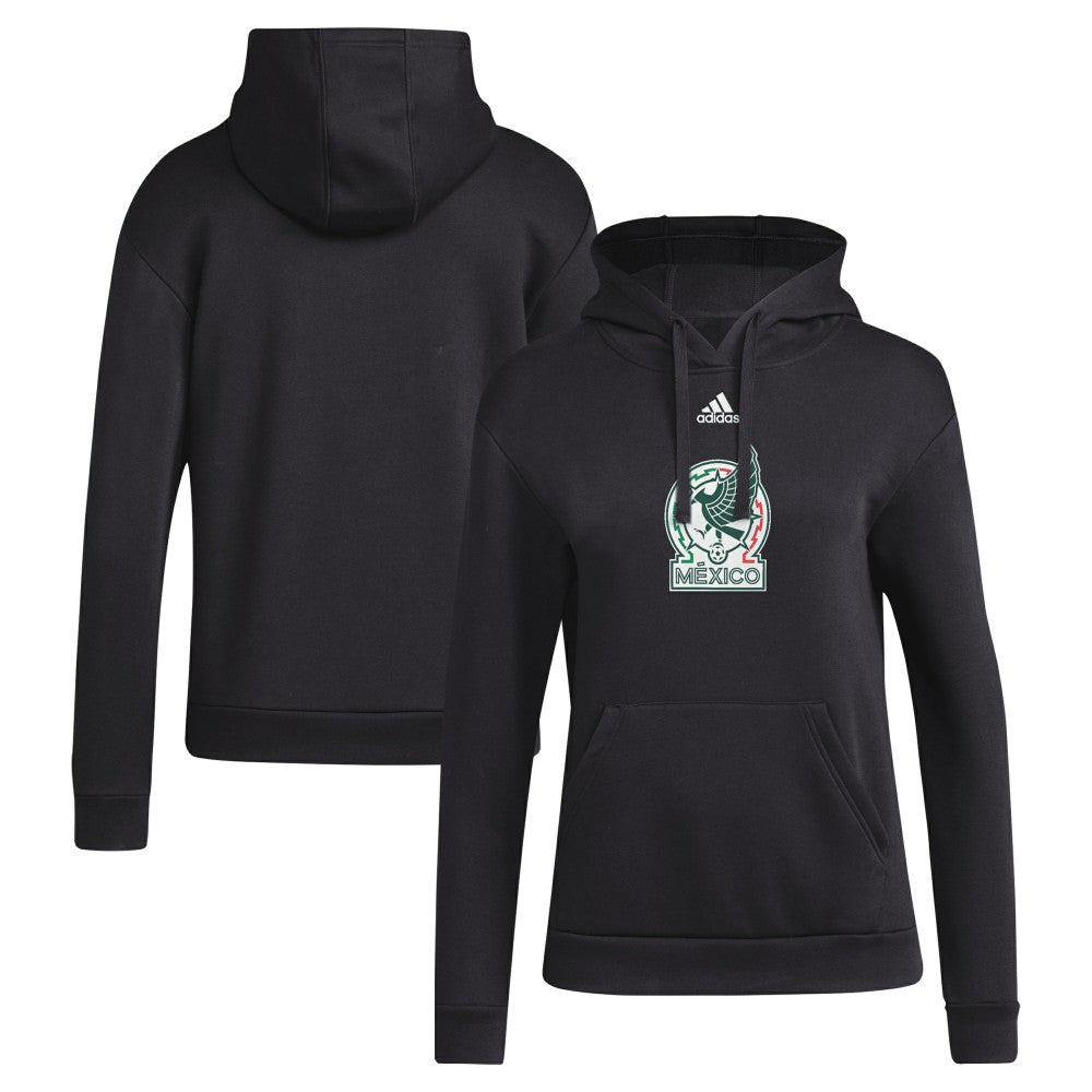 Mexico National Team Women's Crest Pullover Hoodie Black shop