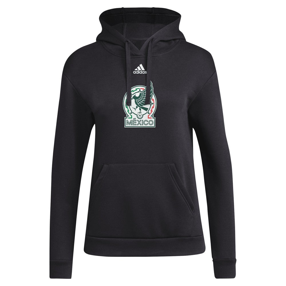Mexico National Team Women's Crest Pullover Hoodie Black shop