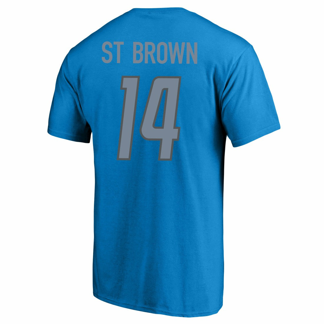 Amon-Ra St. Brown Detroit Lions Big & Tall Player Name & Number T-Shirt Blue