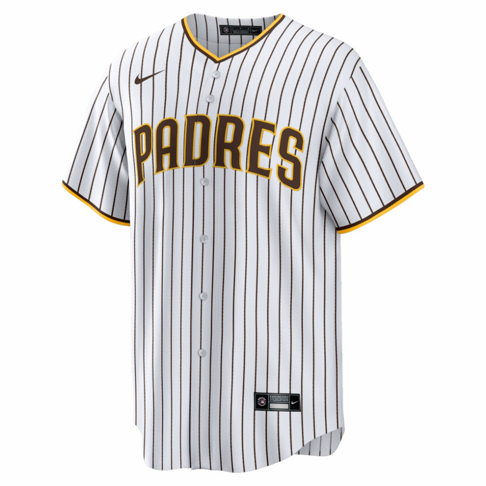 San Diego Padres Nike Home Big & Tall Replica Jersey - White Jerseys