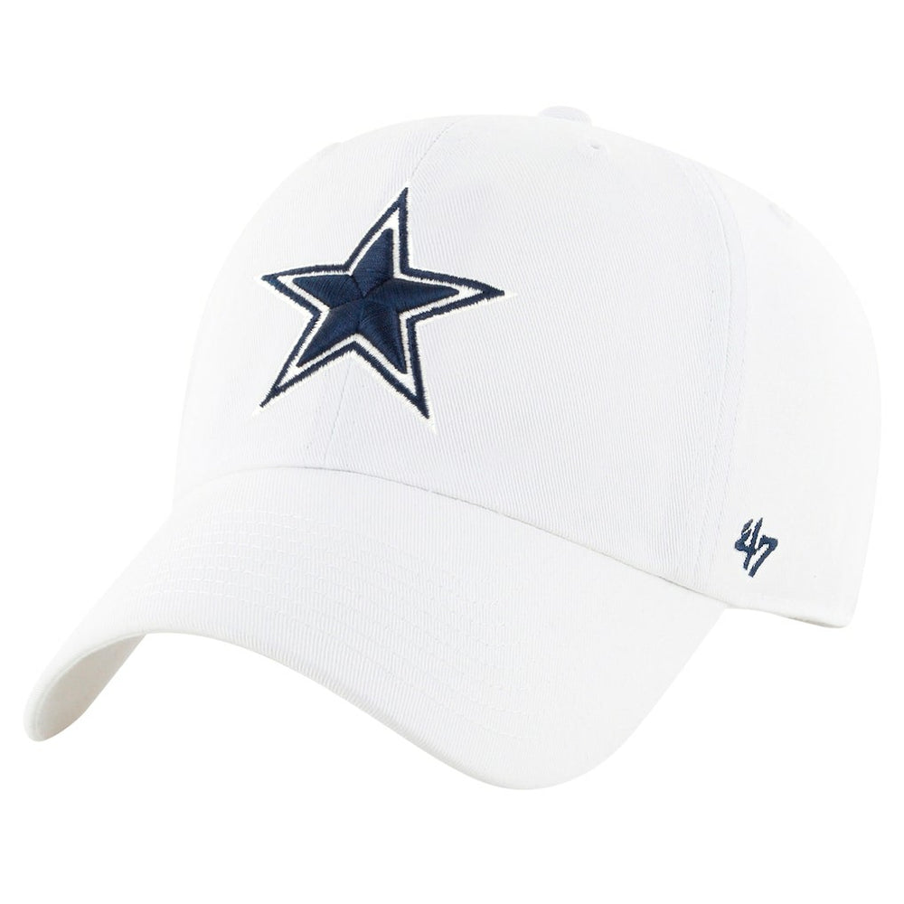Dallas Cowboys '47 Clean Up Primary Adjustable Hat White