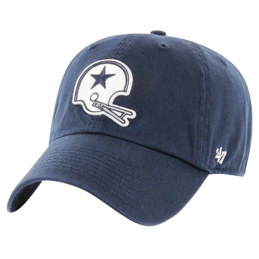 Dallas Cowboys '47 Helmet Clean Up Adjustable Hat Navy