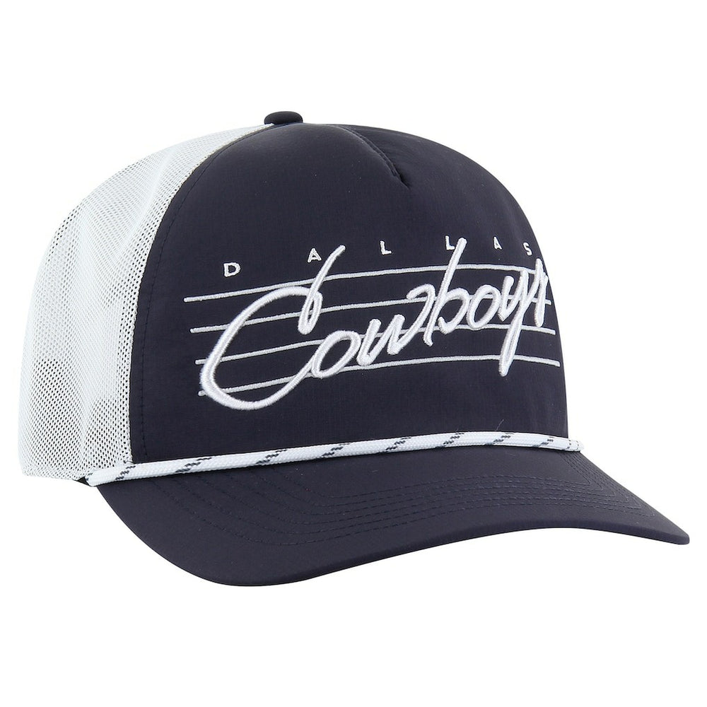 Dallas Cowboys '47 Downburst Relaxed Hitch Trucker Adjustable Hat Navy/White