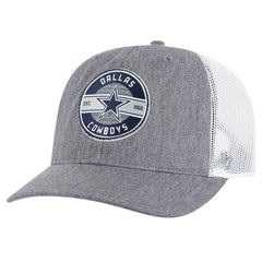 Dallas Cowboys '47 Hash Mark Trucker Adjustable Hat Heather Gray