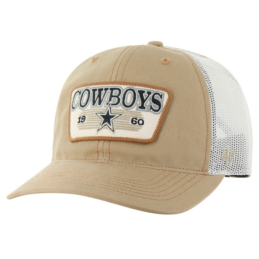 Dallas Cowboys '47 Ridgewood Trucker Adjustable Hat Khaki
