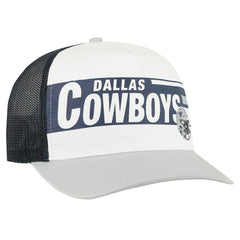 Dallas Cowboys '47 Stack Line Hitch Trucker Adjustable Hat White/Gray