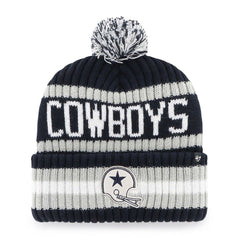 Dallas Cowboys '47 Bering Cuffed Knit Hat with Pom Navy
