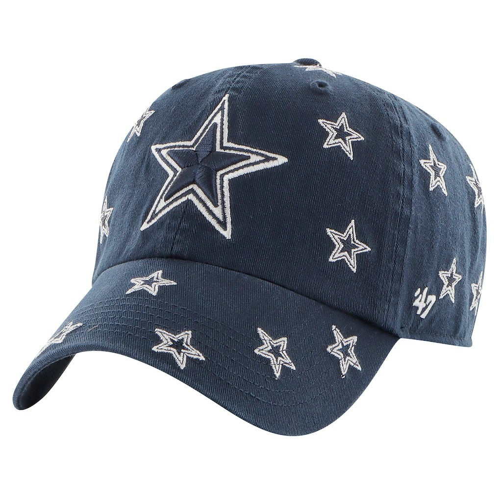 Dallas Cowboys '47 Women's Confetti Clean Up Adjustable Hat Navy