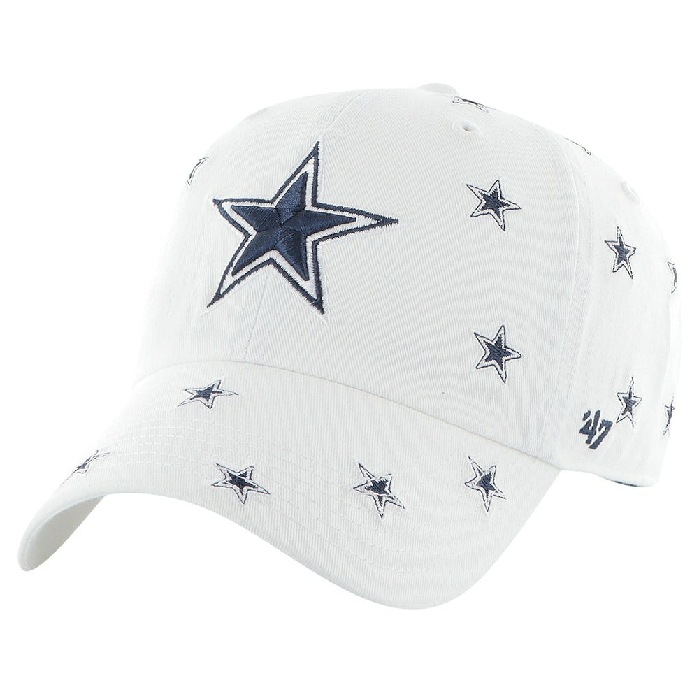 Dallas Cowboys '47 Women's Confetti Clean Up Adjustable Hat White