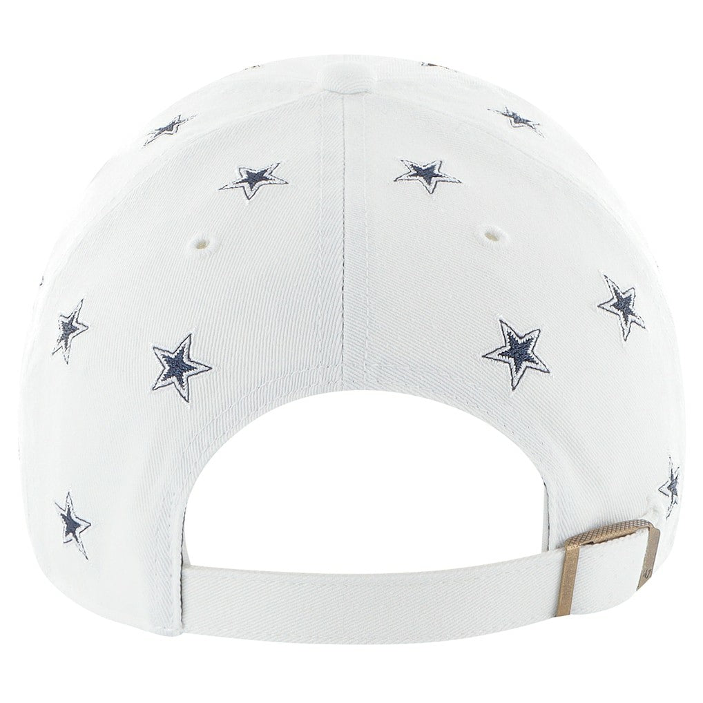 Dallas Cowboys '47 Women's Confetti Clean Up Adjustable Hat White